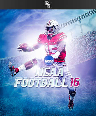 Ezekiel Elliott NCAA 16 cover